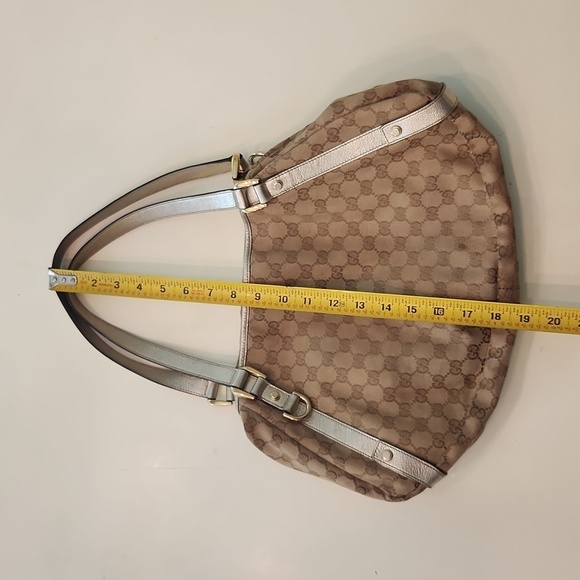 Gucci Monogram Medium Abbey Shoulder Bag  Brown - Picture 7 of 16